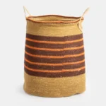 Handwoven Unique Patten Brown & Orange
