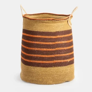 Handwoven Unique Patten Brown & Orange