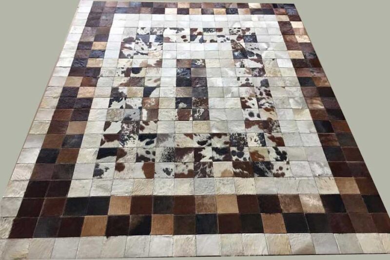 Predesigned Mat Tetris Brown & White