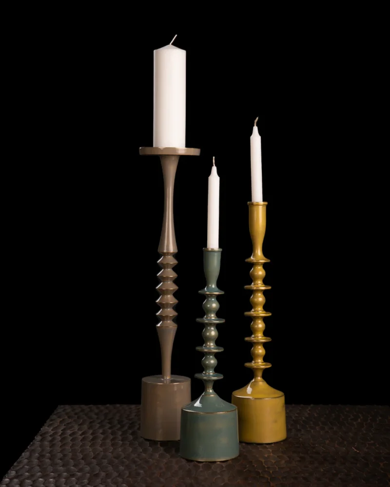 Small Curvy Candle Holder