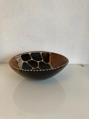 Panther wooden bowl
