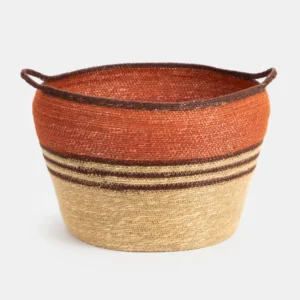Handwoven Unique Orange Brown Patten XL